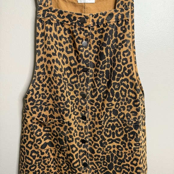 Vestique Leopard Print Overall Dress Size small - Picture 3 of 8